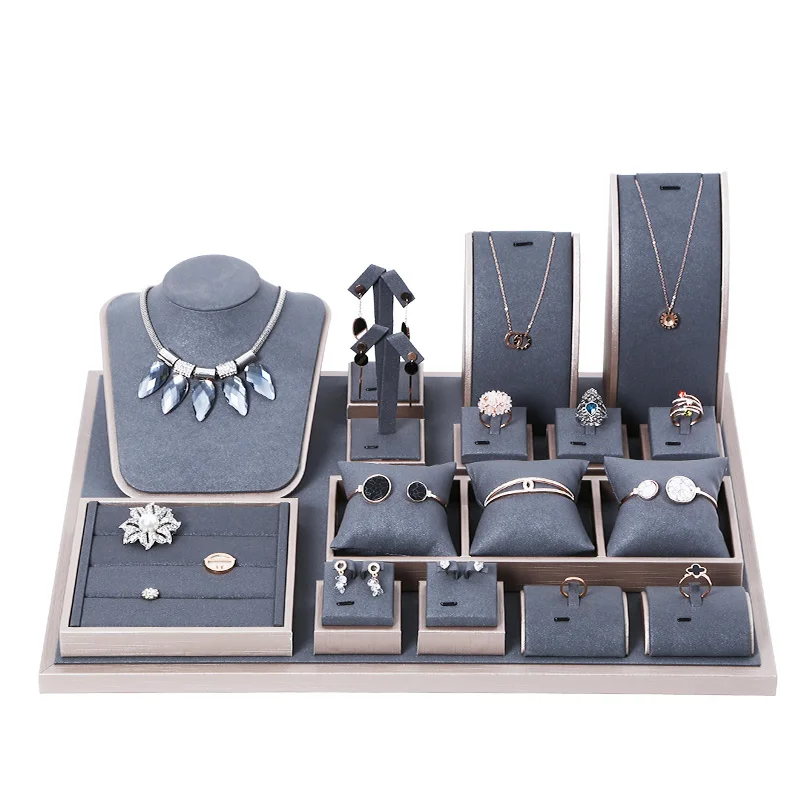 Бархатная шкатулка для ювелирных изделий витрина кольцо серьги ожерелье