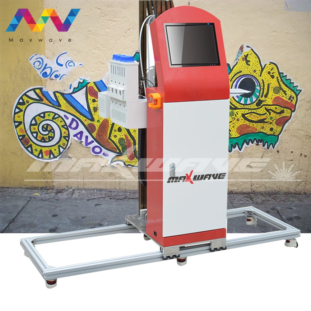 Goedkoop 3d Art Cmykl Uv Printer Inkjet Muur Afdrukken Machine Zeesacpe 1440Dpi 2.5M Muur Schilderen Auto Machine