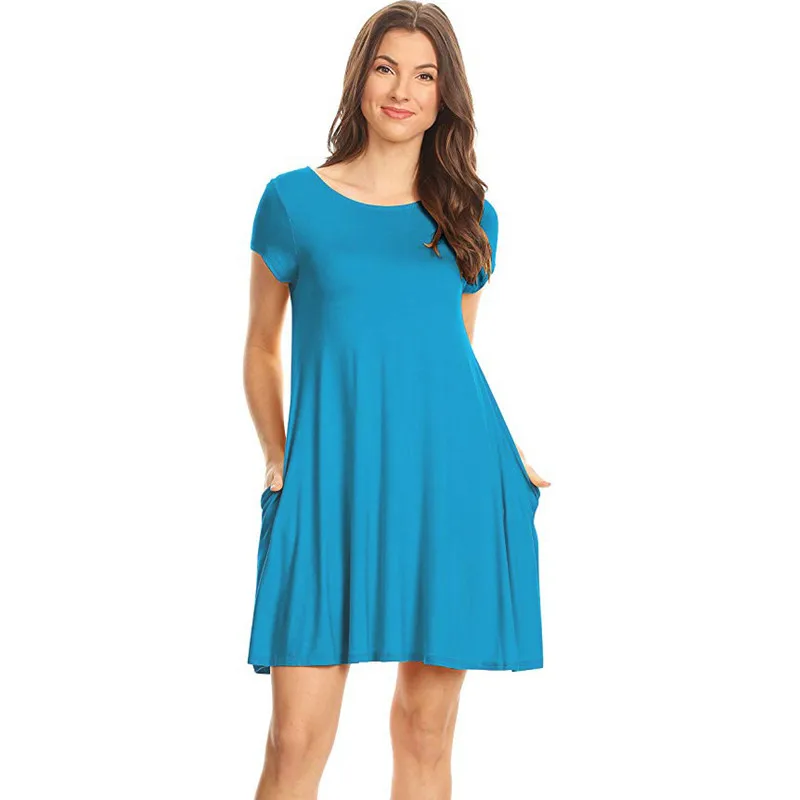 Новинка 2020 женская одежда OWLPRINCESS разноцветное Свободное платье с круглым вырезом