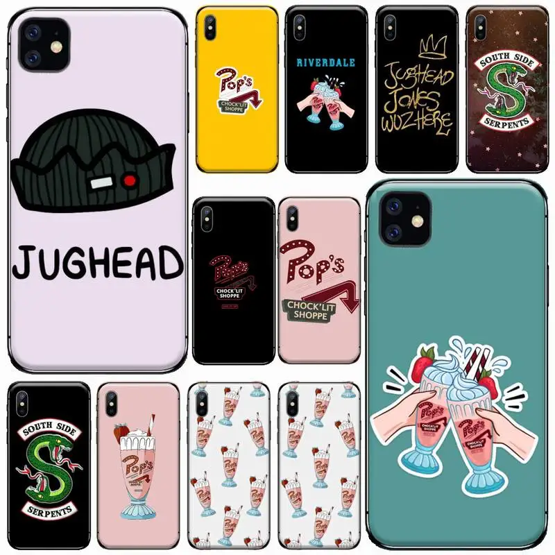 

Riverdale Pops Chock'lit Shoppe Phone Case for iPhone 11 12 pro XS MAX 8 7 6 6S Plus X 5S SE 2020 XR Soft silicone