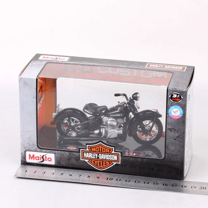 

1/18 Scale Maisto Vintage 1948 FL Panhead Big Twin Engine Bike Diecasts & Toy Vehicles Motorcycle Model Of Collection Miniaturas