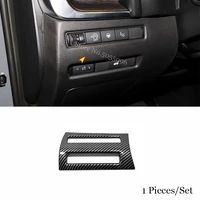 for nissan rogue x trail t33 2021 2022 abs carbon fiber car headlamps adjustment switch cover trim car styling accessories