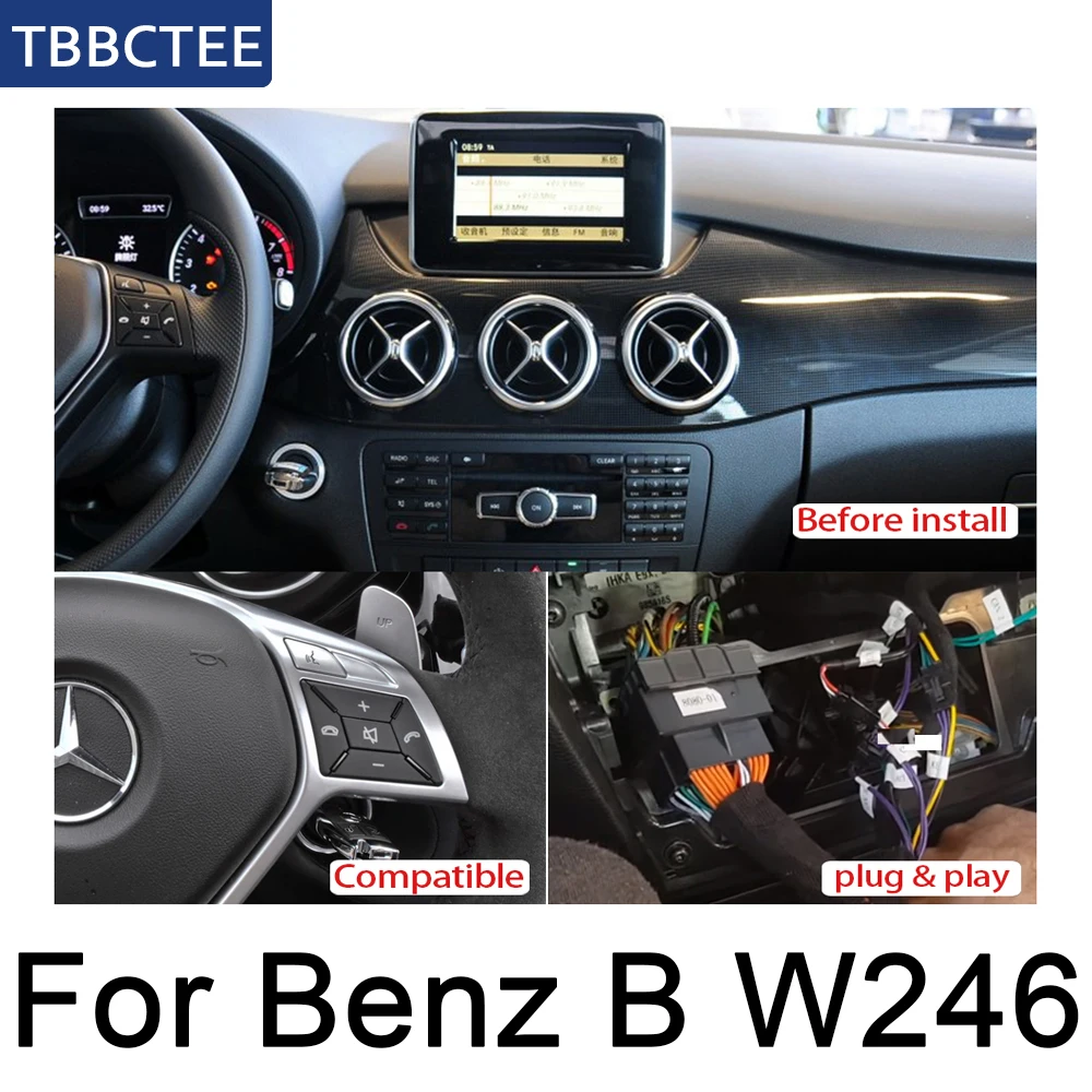 Для Mercedes Benz B Class W246 2011 ~ 2014 NTG автомобильная аудиосистема Android GPS навигация WiFi 4G