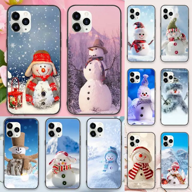 

winter christmas snow tree Phone Case For iphone 12 11 13 7 8 6 s plus x xs xr pro max mini