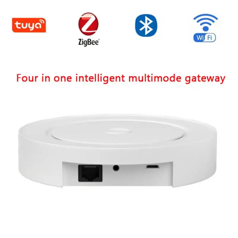 

Tuya ZigBee Smart Gateway Smart Home wired dual Bluetooth-compatible WiFi 4IN1Wireless Remote Controller multi-mode gateway