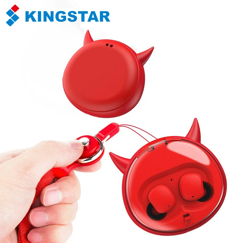 Мультяшные Bluetooth-наушники KINGSTAR беспроводные наушники-вкладыши с микрофоном