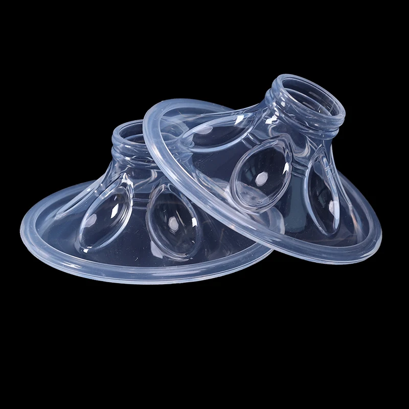 

2PCS Silicone Generic Breastfeeding Nursing Breast Strong Pump Baby Feeding Massage Cushion For manual/electric Breast Pumps