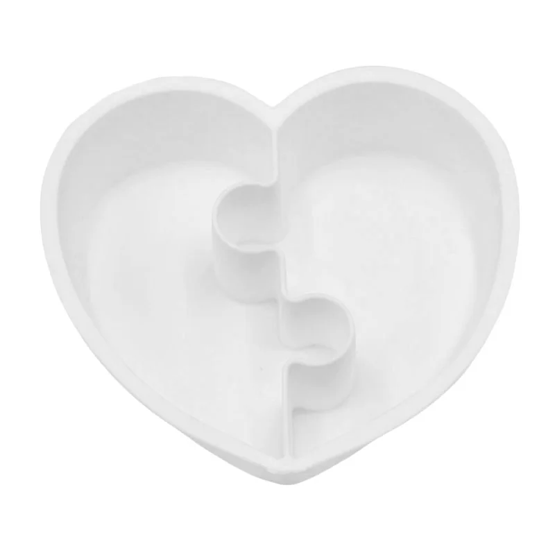 Силиконовая форма для украшения торта в форме сердца шифонового мусса десерта