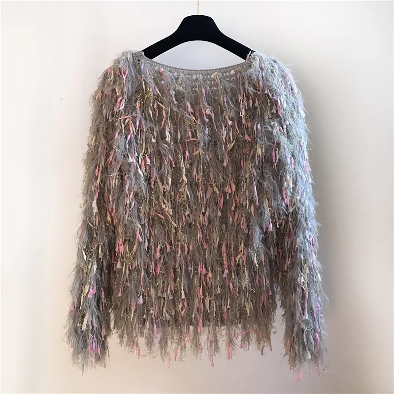 Осенне-зимний новый свитер пуловер женская одежда Корейская версия ручная вязка