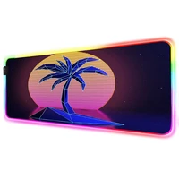 mairuige landscape sunrise trees gaming mouse pad rgb game console led computer notebook pc keyboard carpet pad xxl gaming desk