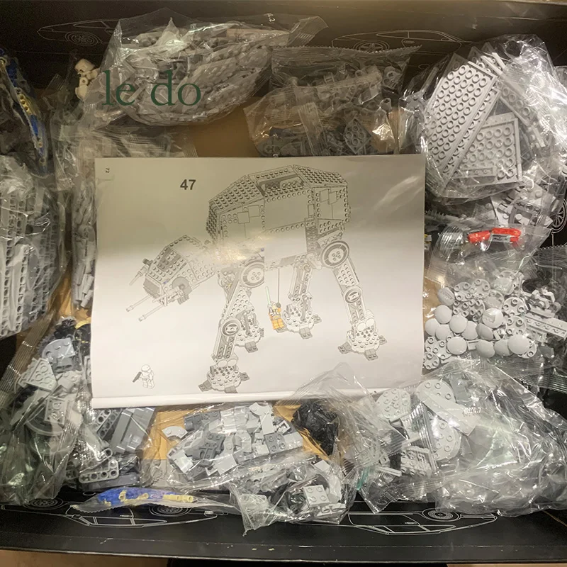 Ideas space war 10178 05050 RC Motorised Walking AT-AT 1137pcs mechanical Bricks Building Block Destroyer pop it Kids toys Gift | Игрушки и