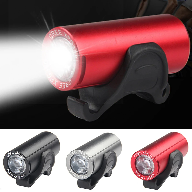 

Светодиодный велосипедный фонарь, зарядка через Usb, передний свет для горного велосипеда, 350 лм, велосипедная фара 3 Вт, велосипедный головно...