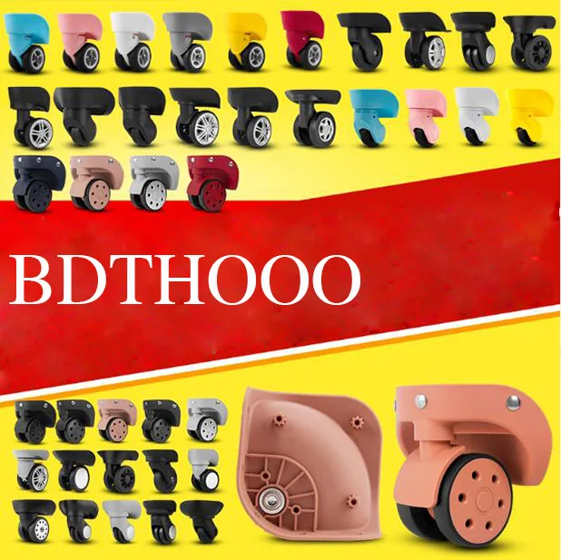 Luggage Replacement Wheels for Suitcase Repair Hand Spinner Caster Parts Trolley Rubber W050-JYFJL