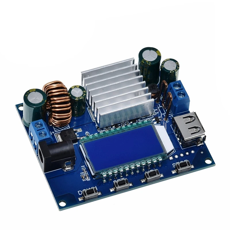 Регулируемая Солнечная зарядная плата ЖК-дисплей источник питания с