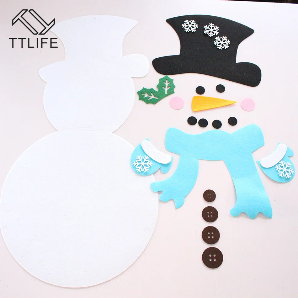 Фетровая детская дверь TTLIFE Настенный комплект для подвешивания с наклейкой