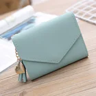 Милый женский кошелек 2021, женские кошельки, кошелек с кисточкой для монет, держатель для карт, кошельки, женский клатч из искусственной кожи, кошелек из искусственной кожи