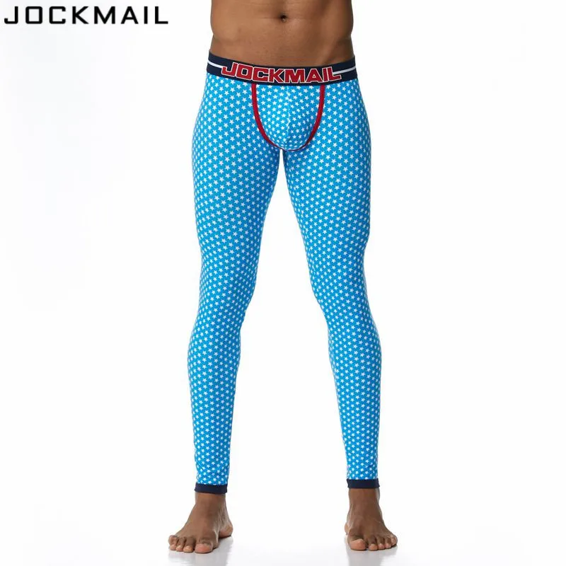 JOCKMAIL, брендовые новые осенние и зимние мужские кальсоны с принтом, термобелье, штаны, мужские теплые леггинсы, штаны высокого качества