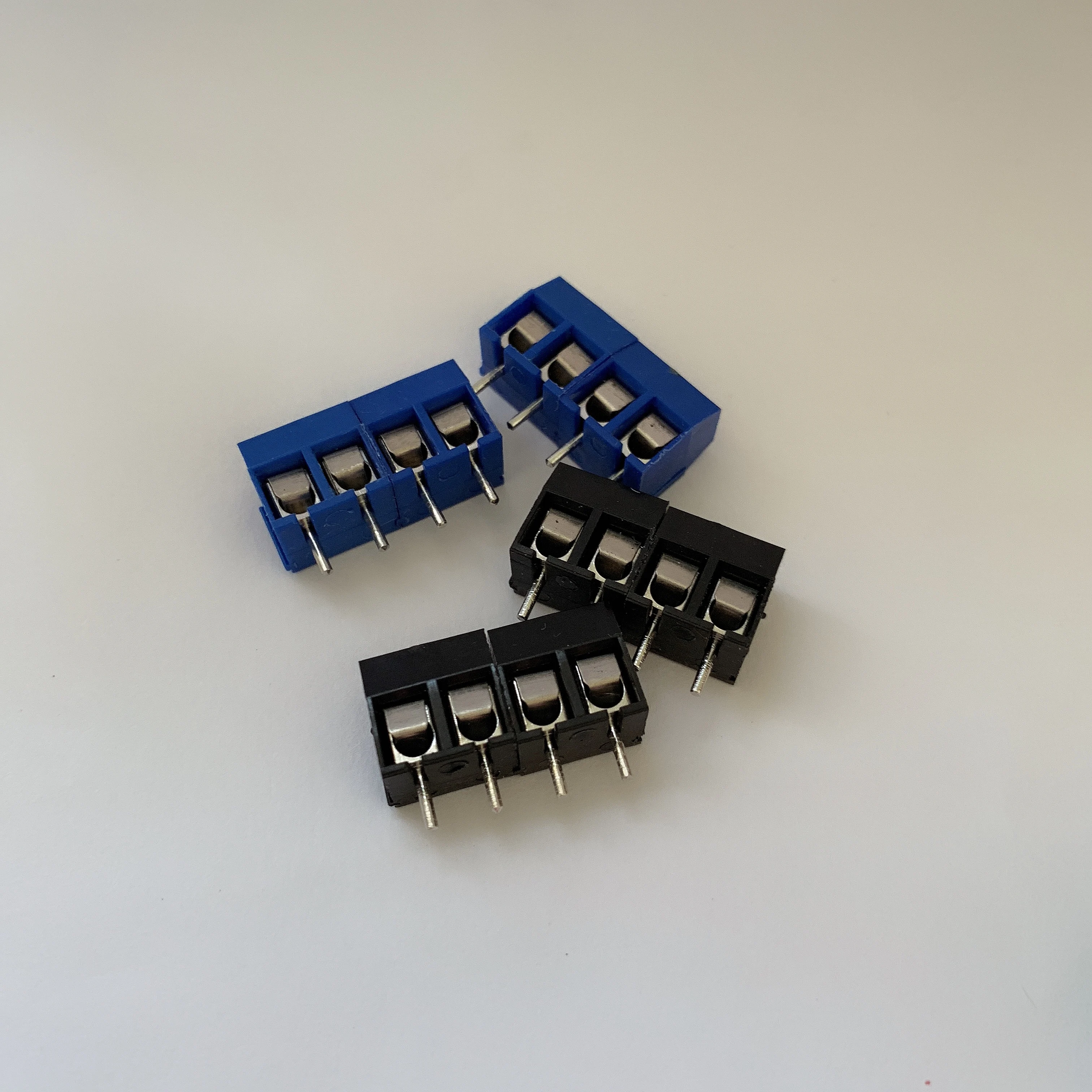20 штук/партия kf301 4p с соединением внакрой винт PCB интервал 5 0 разъема терминала