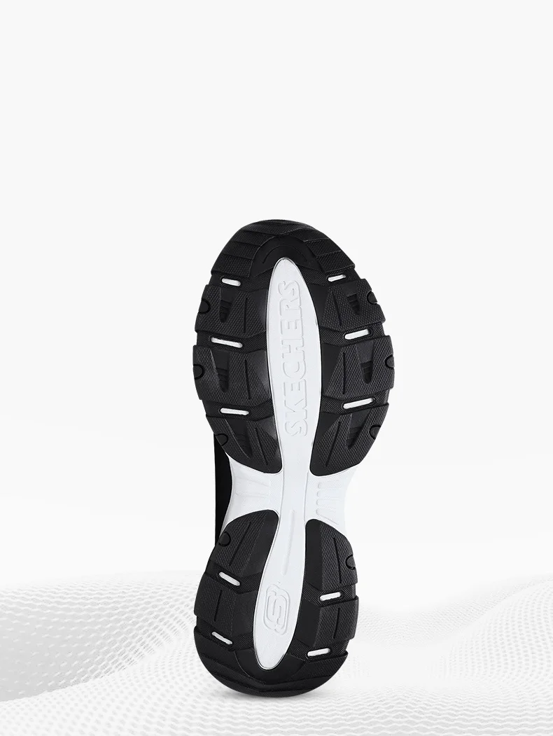 Skechers/Мужская обувь D'lites на платформе; Вулканизированная обувь; кроссовки со шнуровкой; обувь для папы; кроссовки; брендовая Роскошная оригинальная обувь; 999031-BKW