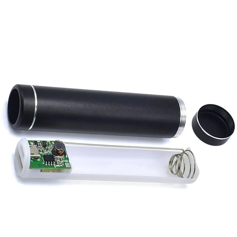 Многоцветный портативный чехол для внешнего аккумулятора DIY 1x18650 Держатель с