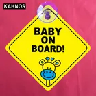 Автомобильная наклейка Детская на присоске, предупреждающая наклейка, водостойкая Виниловая наклейка для автомобиля, наклейки на окна автомобиля, аксессуары для стайлинга автомобиля