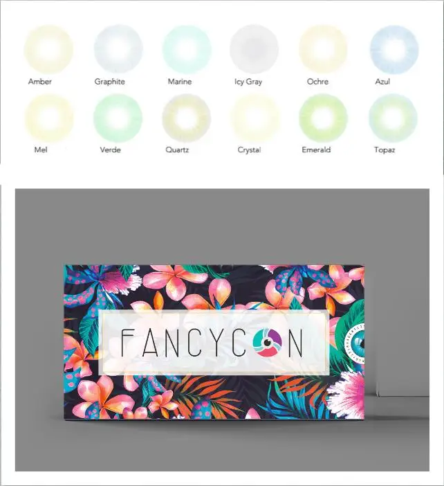 1 пара (2 шт.) Серия HYDROCOR цветные контактные линзы для глаз контакты