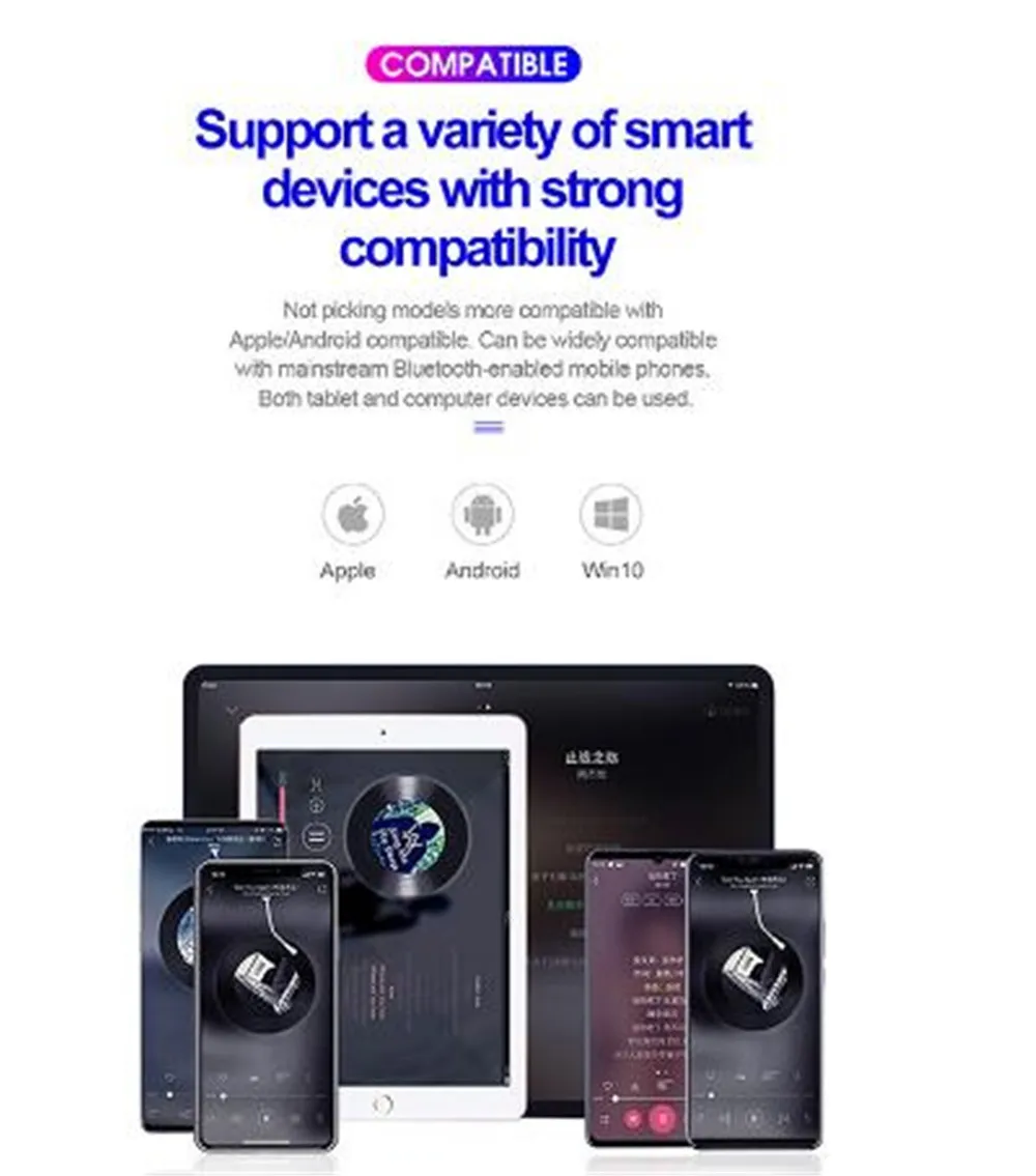 Bluetooth наушники 5,0 беспроводные стерео наушники головные телефоны Гарнитура с зарядной коробкой для всех смартфонов
