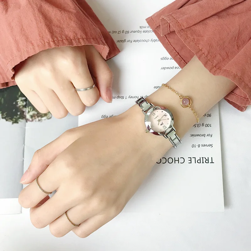 2019 Новые популярные ретро простые женские кварцевые часы тонкие классические