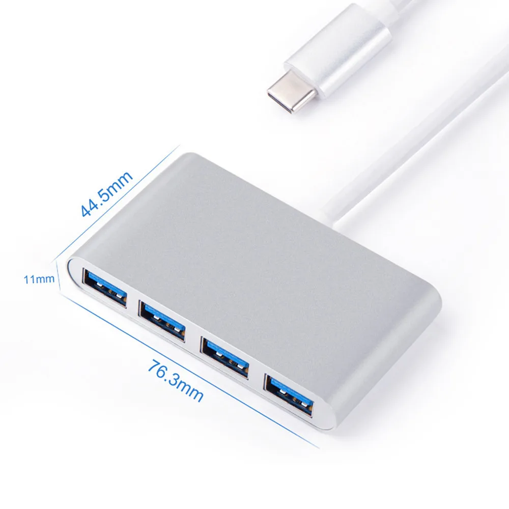 Многопортовый USB 3 1 кабель с разъемами типа C и 0 4-портовый концентратор адаптер