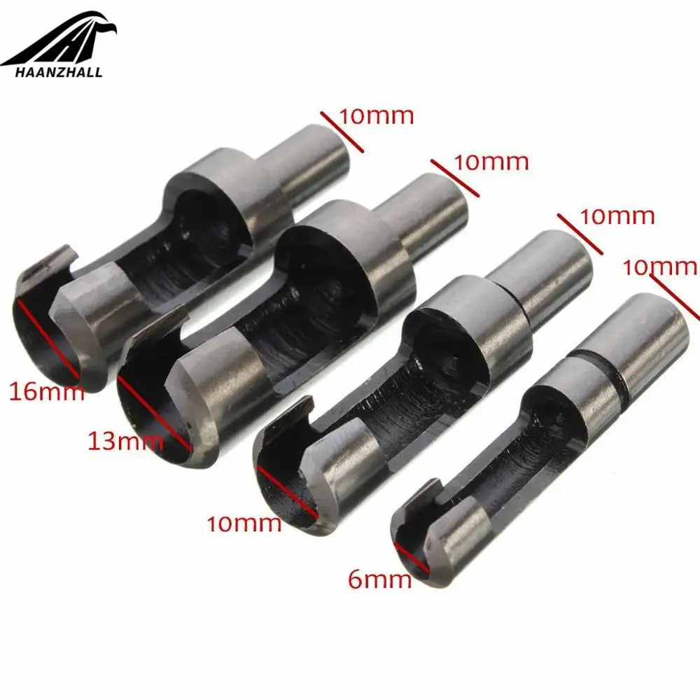 Набор корончатых сверел по дереву хвостовик 10 мм 8 шт./компл. 5/8 дюйма 1/2 3/8 1/4 6/10/13/16 |