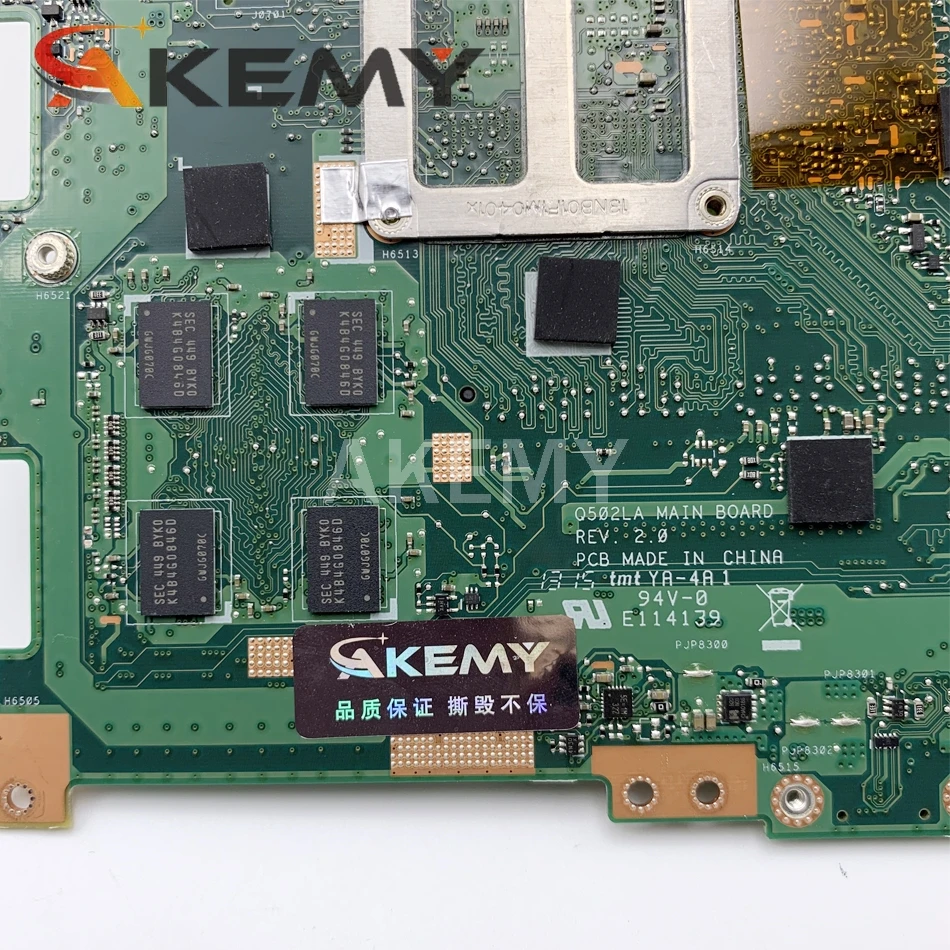 

Akemy Q502LAB Q502L Laptop Motherboard w/ I5-5200U 4GB-RAM For Asus Q502LAB Q502LA Q502L Mainboard