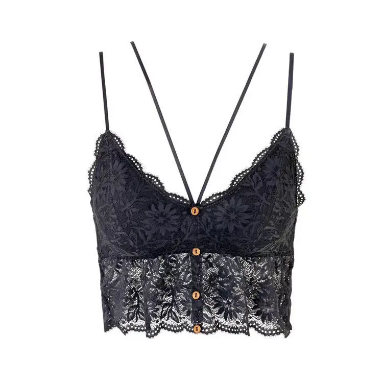 

2020 hot button lace beauty back gather underwear cool and breathable