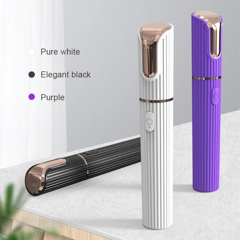 

Rechargeable Eyebrow Face Lips Nose Remover Rasoir Visage Femme Ladies Make Up Trimmer Shaper Shaver Razor Tool Women Gift Tryme