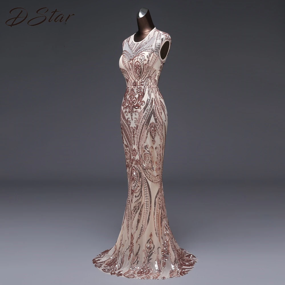 Новинка, Элегантное Длинное Золотое \ синее \ черное платье с пайетками, vestido de festa, сексуальное платье русалки с открытой спиной, 088-2