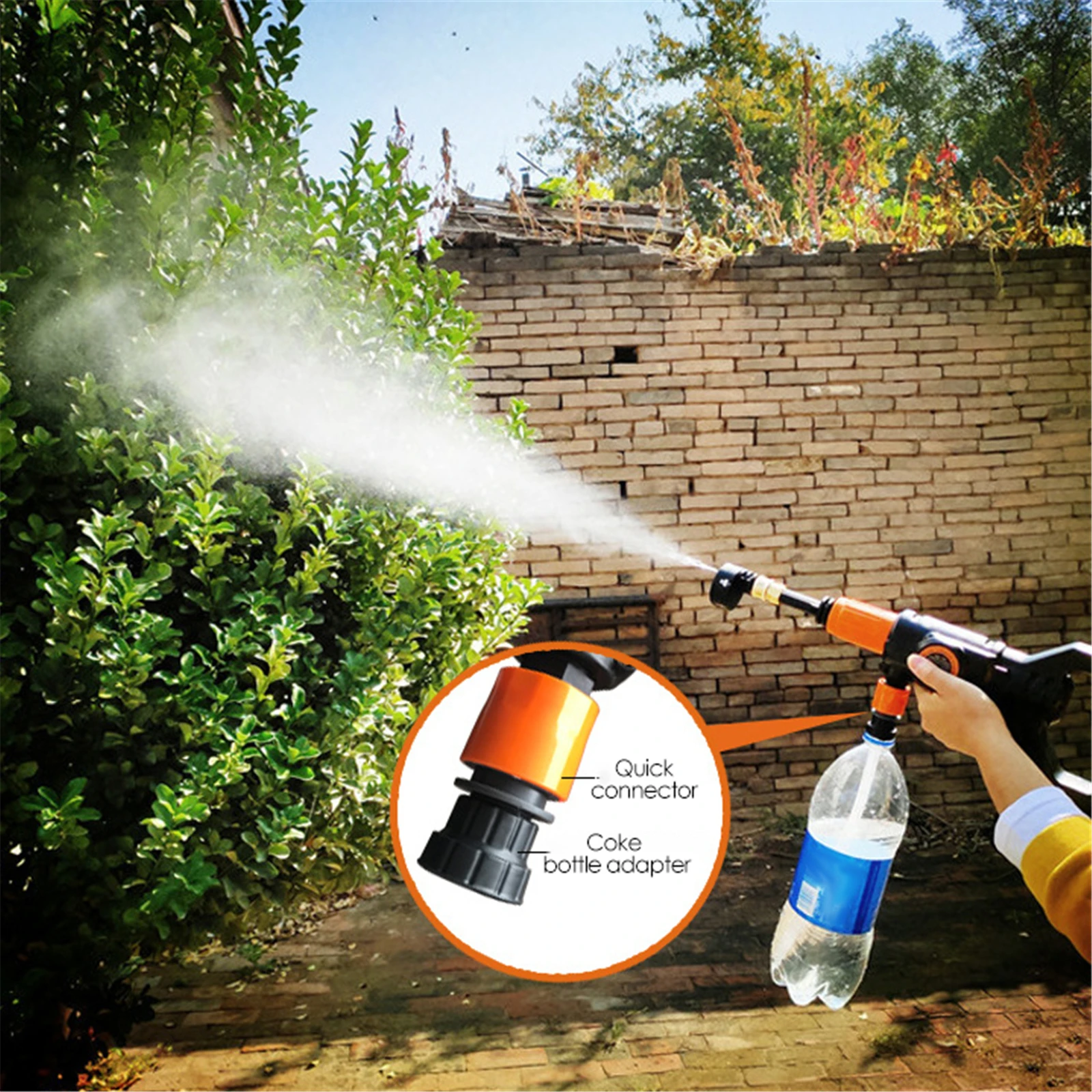 للبيع 20 فولت اللاسلكي غسالة الضغط 435PSI المحمولة منظف للسيارة مع بطارية فوهات خرطوم شاحن سريع رغوة وعاء للسيارات حديقة سقي