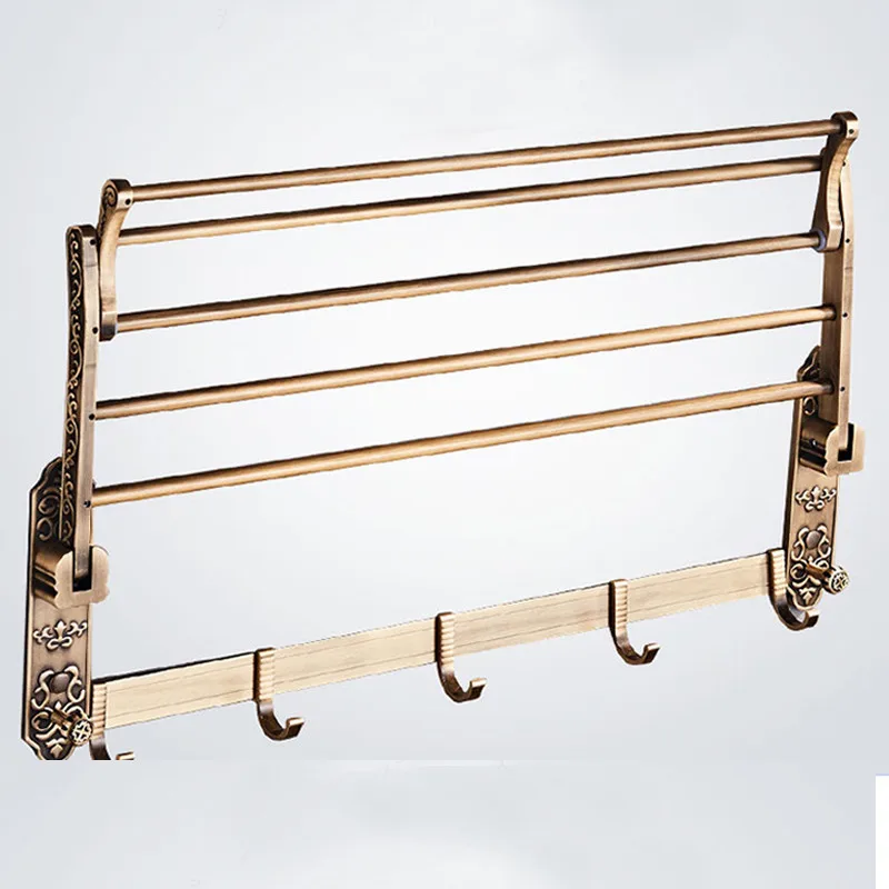 Антикварные Бронзовые Резные аксессуары для ванной комнаты набор алюминиевых