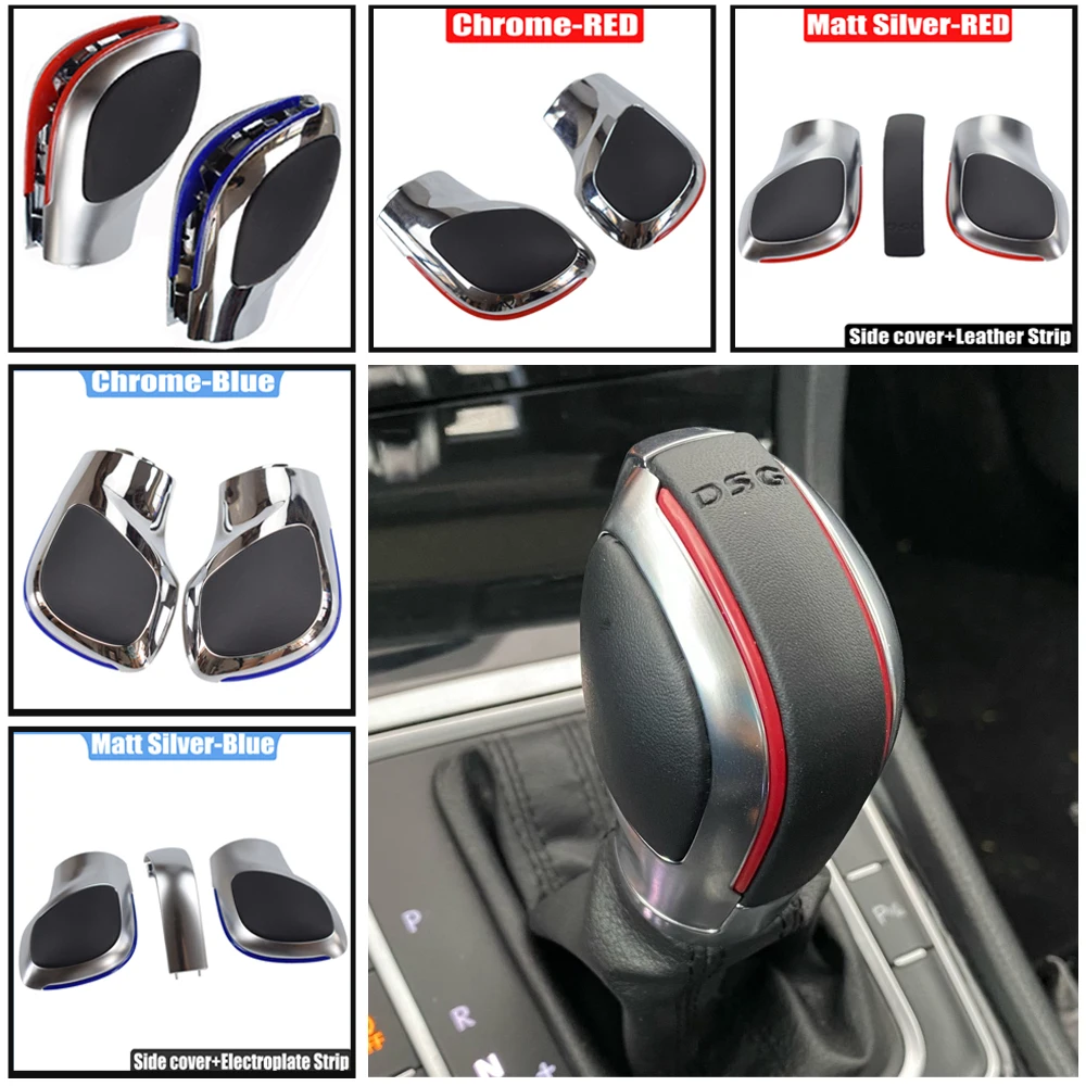 Логотип DSG хромированный/матовый серебристый для Volkswagen VW CC Seat Leon Golf MK6 ручка