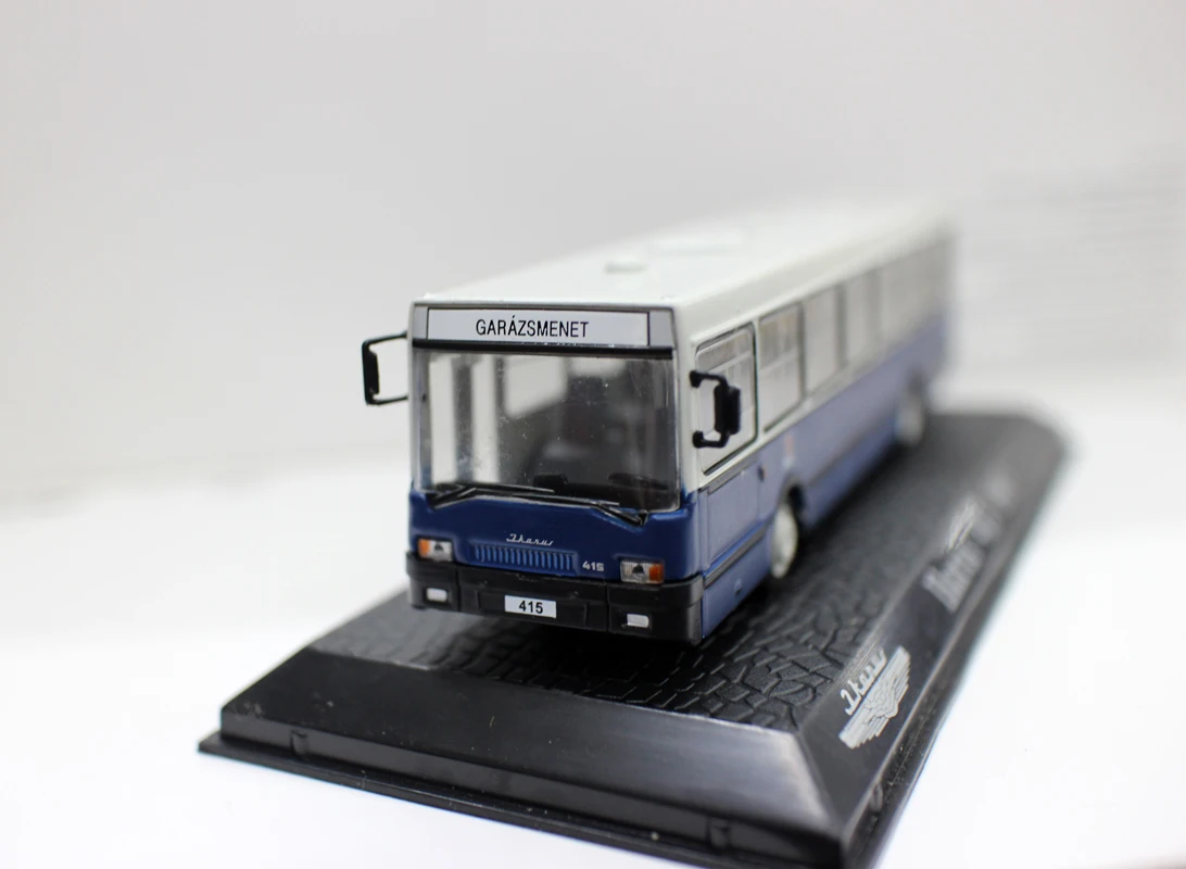 Коллекции Atlas 1/76 Ikarus 415 1987 литые модели Matel bus Blue|Наземный транспорт| |