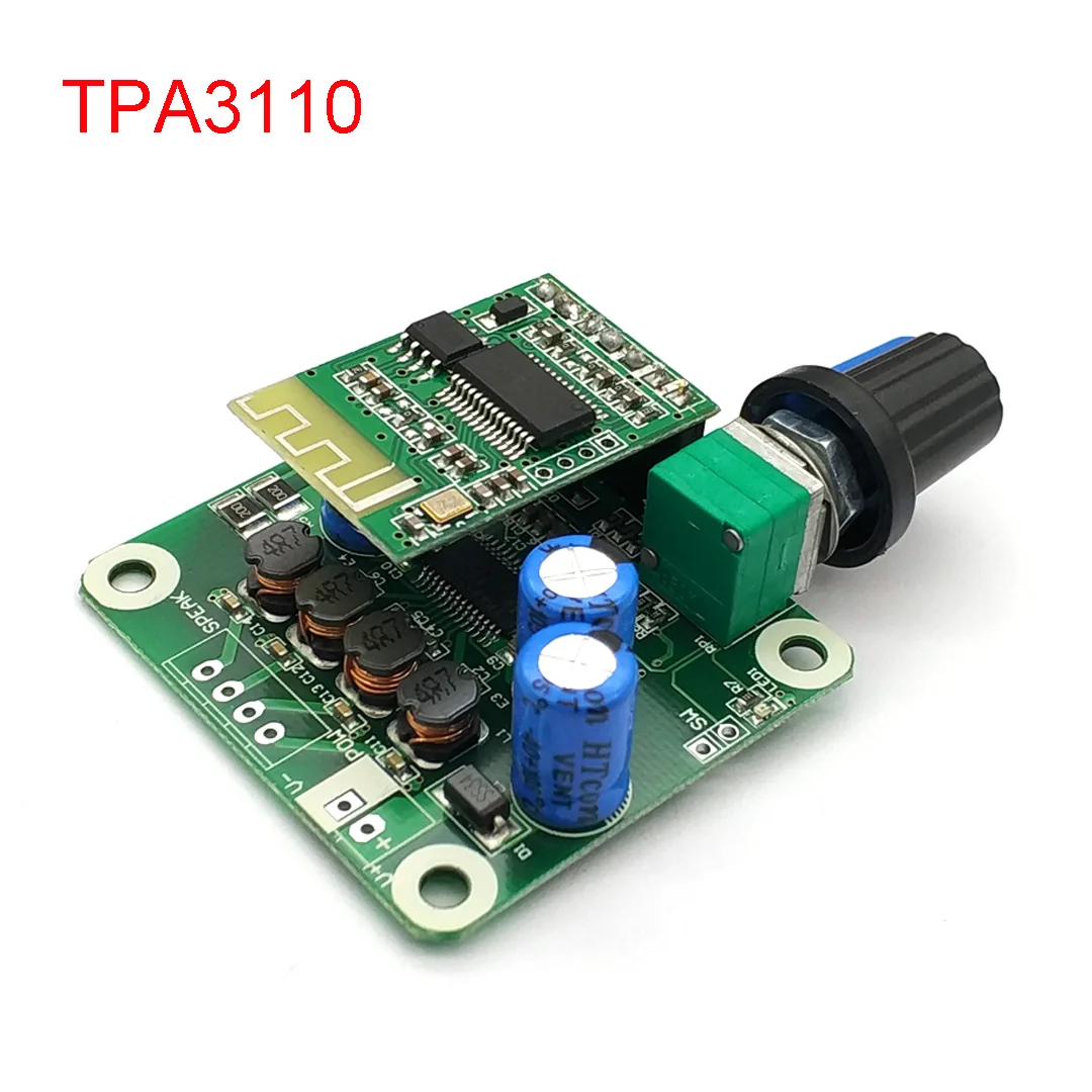 Цифровой стерео аудио усилитель мощности TPA3110 15 Вт + с поддержкой Bluetooth 4 2 плата