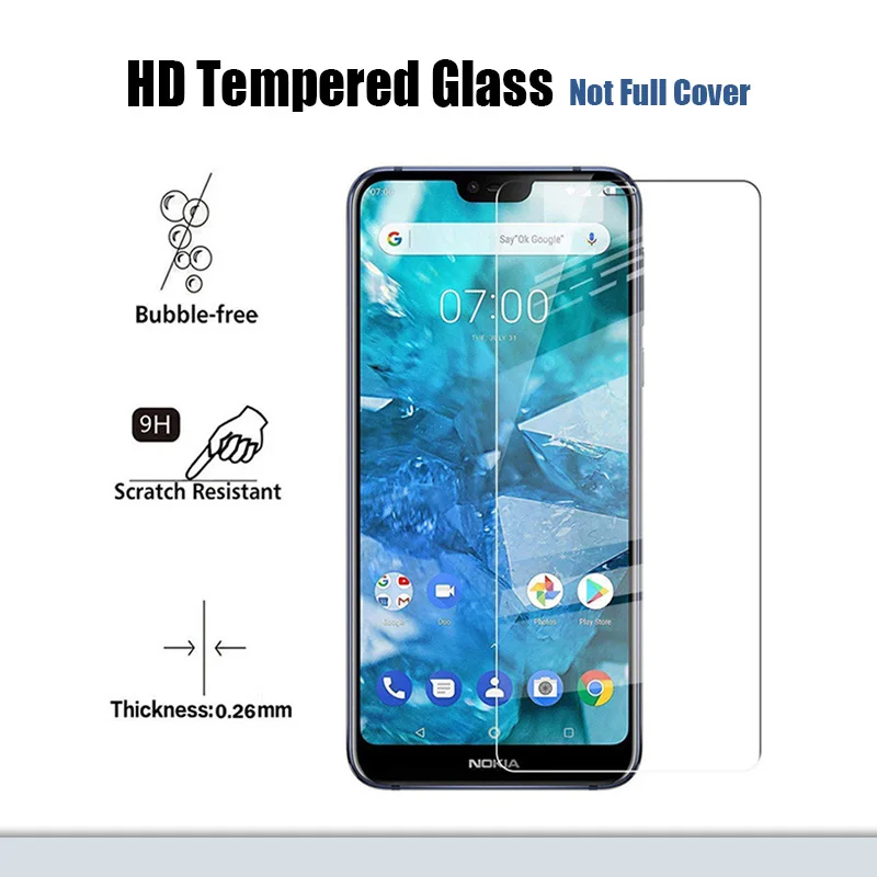 Защитное стекло для Nokia прозрачное 3 1 2 Plus 1/2 шт.|Защитные стёкла и плёнки