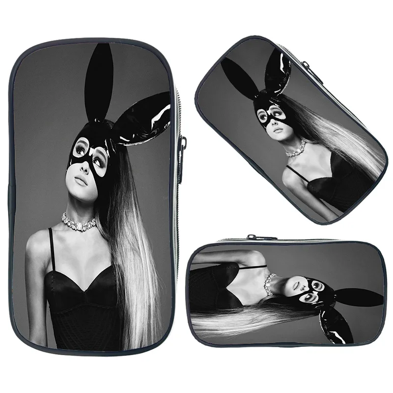 Сумка чехол Ariana Grande для карандашей кошелек с мультяшным принтом Студенческая