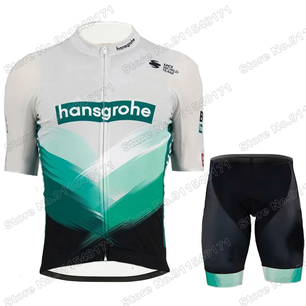 

2021 Boraful Hansgohe Cycling Jersey Set Summer Pro Team Cycling Clothing Road Bike Suit Bicycle Bib Shorts MTB Maillot Ciclismo
