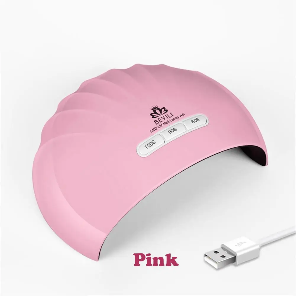 36W UV светильник 24LED Сушилка для ногтей USB заживляющая лампа гели на основе