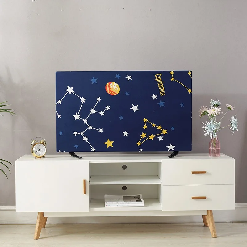 

New Elastic Force Television Hood TV Dust Cover Cloth 19-70 Inch Simple and Modern European Style 2021 Hot Sale