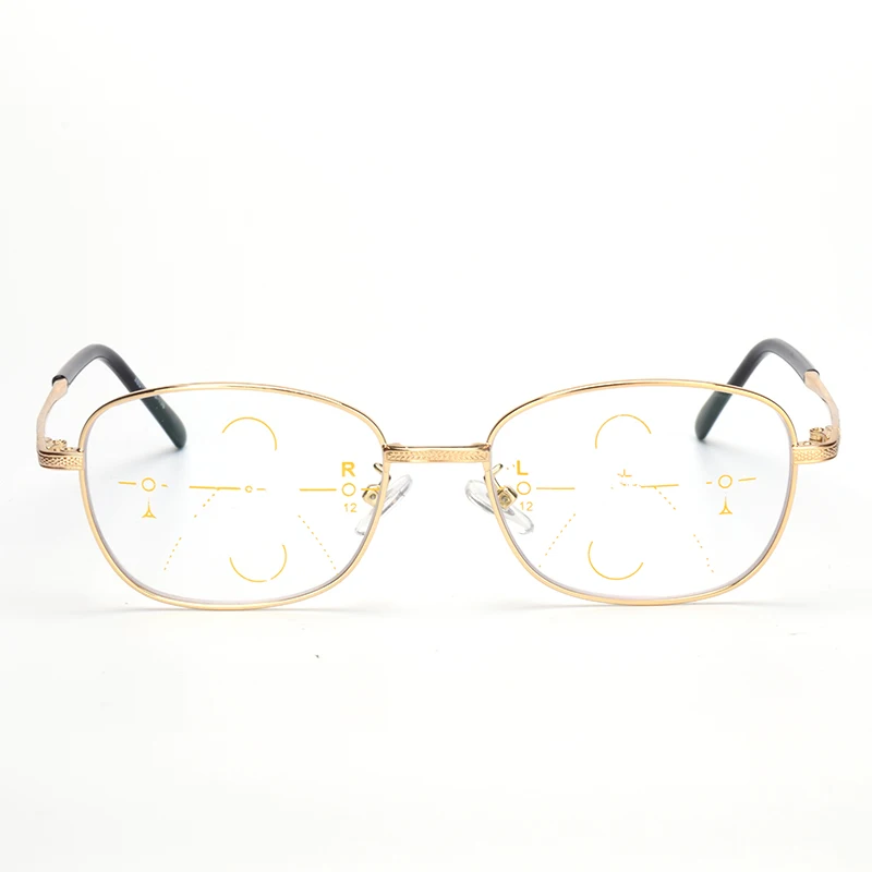 Прогрессивные очки с диоптриями Для мужчин по рецепту Оптические Близорукость