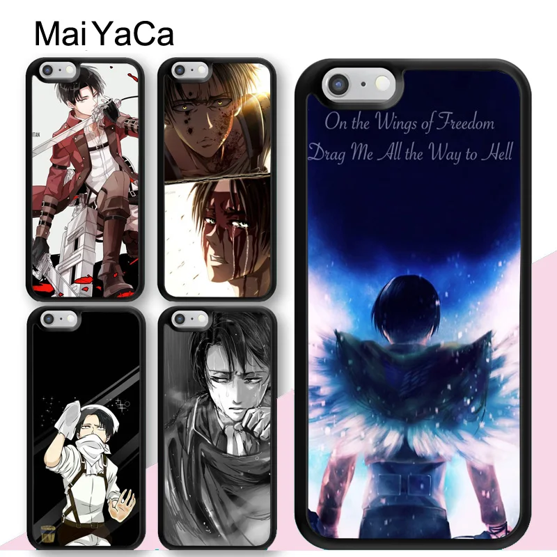 Чехол Attack On Titan Levi Ackerman Shingeki No Kyojin для iphone 12 mini 11 Pro MAX X XR XS SE 2020 6S 7 8 Plus 5S|Бамперы| |