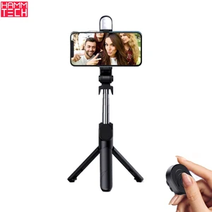 fill light 3 in 1 tripod bluetooth phone holder stand for selfie live broadcast tv free global shipping