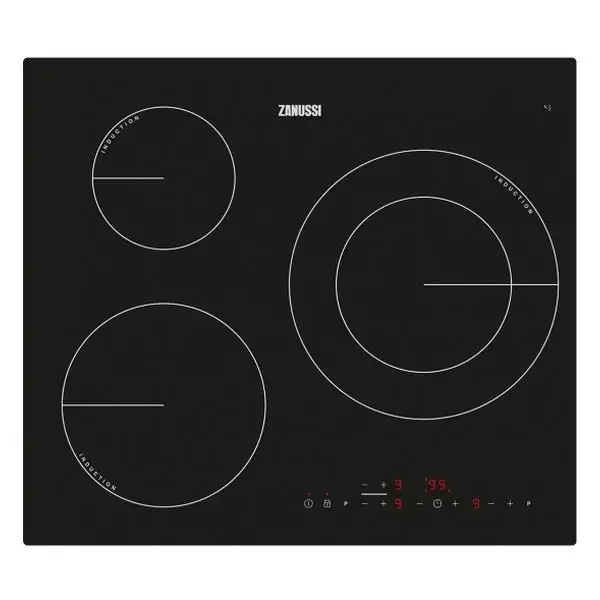 Индукционная нагревательная панель Zanussi ZM6233IOK 60 см (3 Пособия по кулинарии