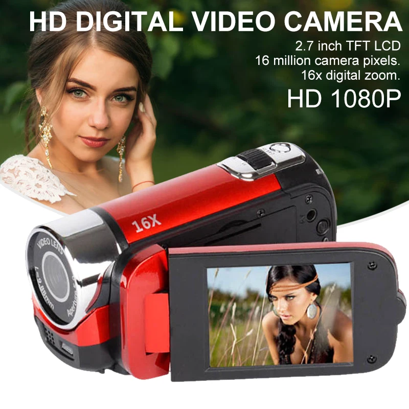 Full HD 1080P 16X цифровой зум 16MP видеокамера DV камера портативная GK99|Любительские