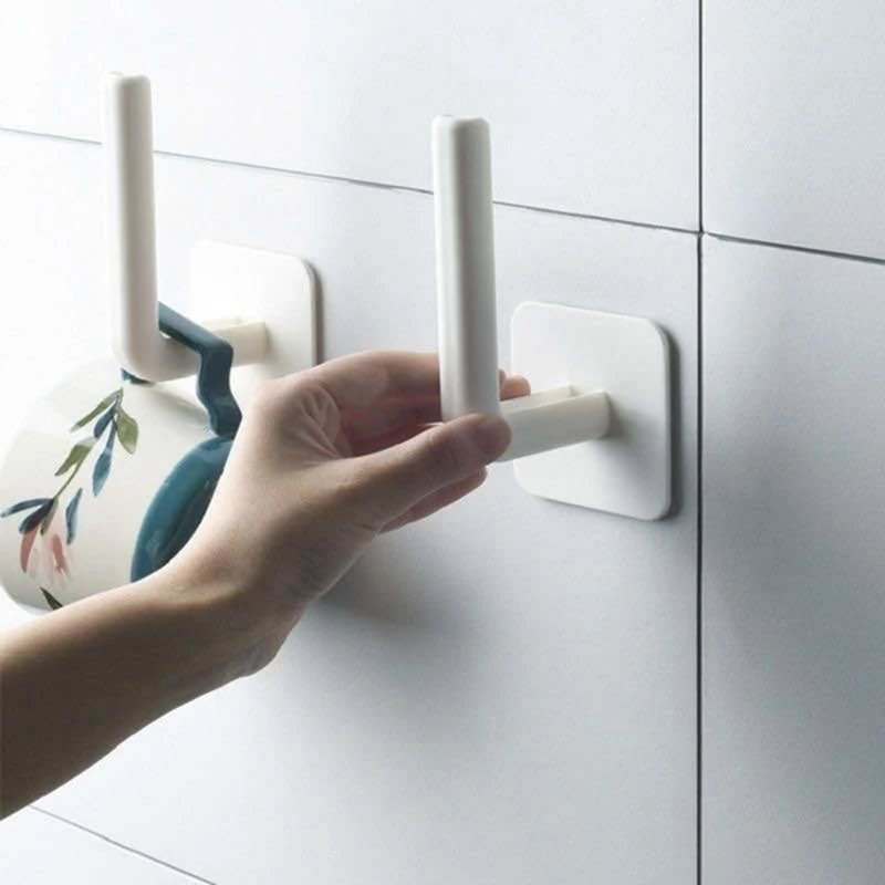 

1 шт. L-Φ-Free Hook Kitchen Lid разделочная доска, бумажные полотенца, подвесная стойка, Многофункциональная подставка для ванной комнаты